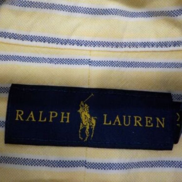 Ralph Lauren Pony Logo Men's Dress Shirt Size XLCasual Striped Collared Button - Picture 5 of 8